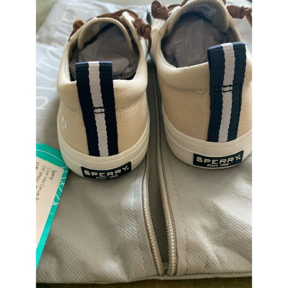SPERRY Crest Vive Canvas Barrel Sneakers for Women Size 8.5 - Picture 2 of 5